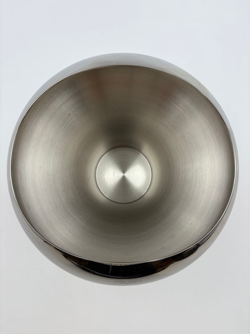   ジョージジェンセン　ステンレス　フラワーベース花瓶箱付