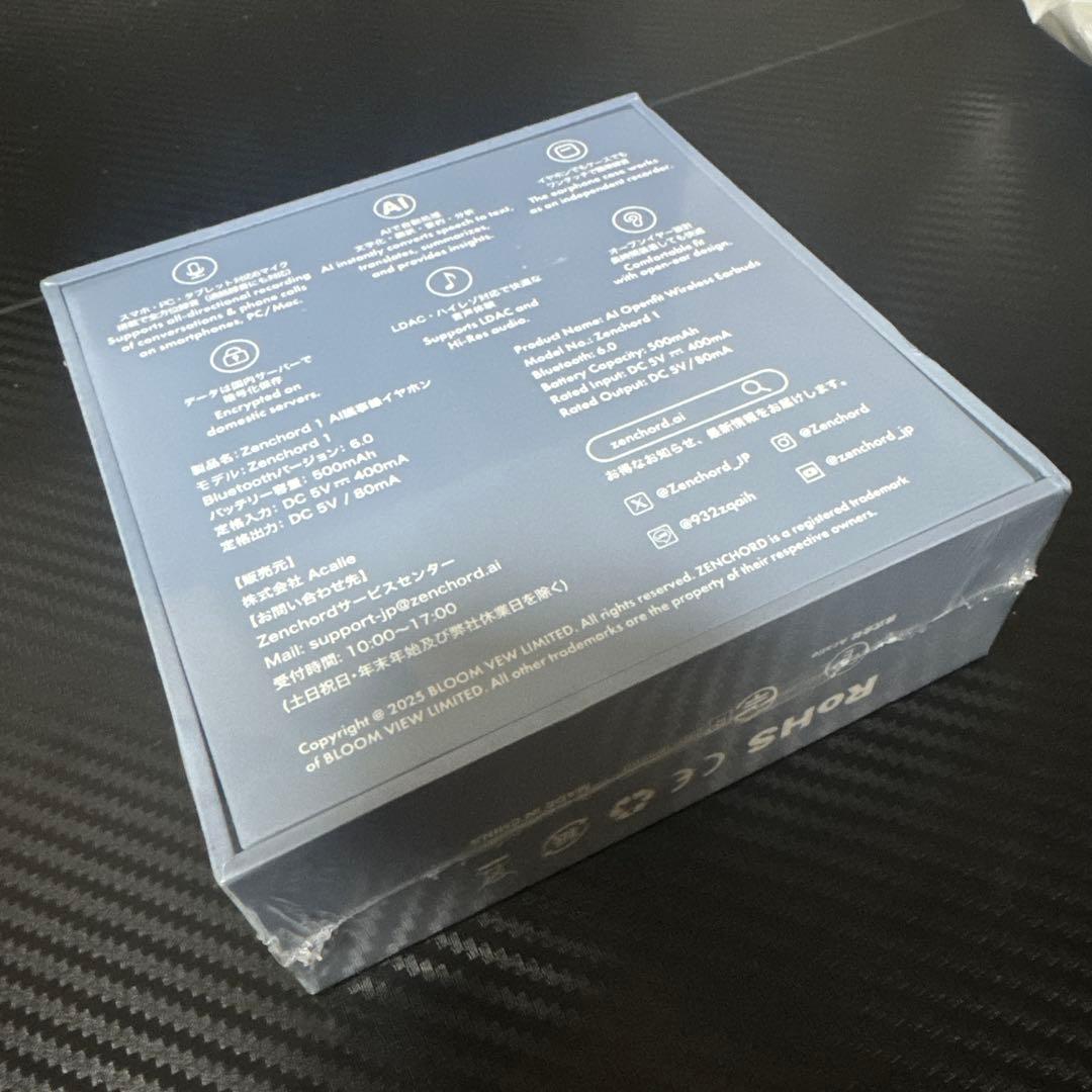 （新品未開封）AI音声認識技術を搭載。次世代イヤホン「Zenchord 1」