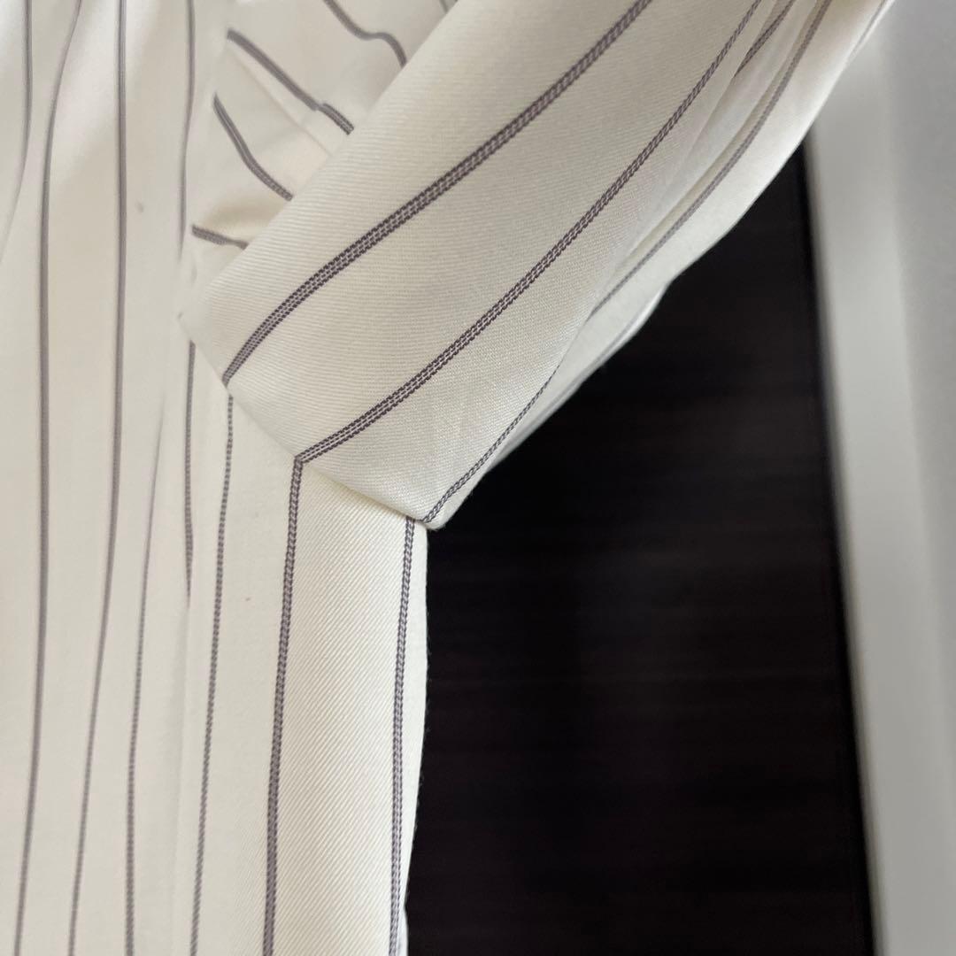 LITTLEBIG テーラードジャケット/2/ウール/ホワイト/ストライプ