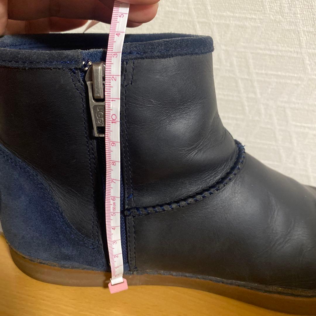 UGG レザーブーツ 28cm ジッパー付き