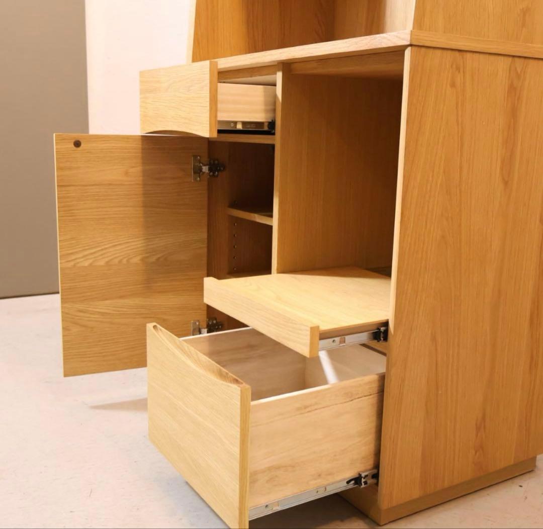 ★sale★unico SIGNE 食器棚② ナチュラルウッド