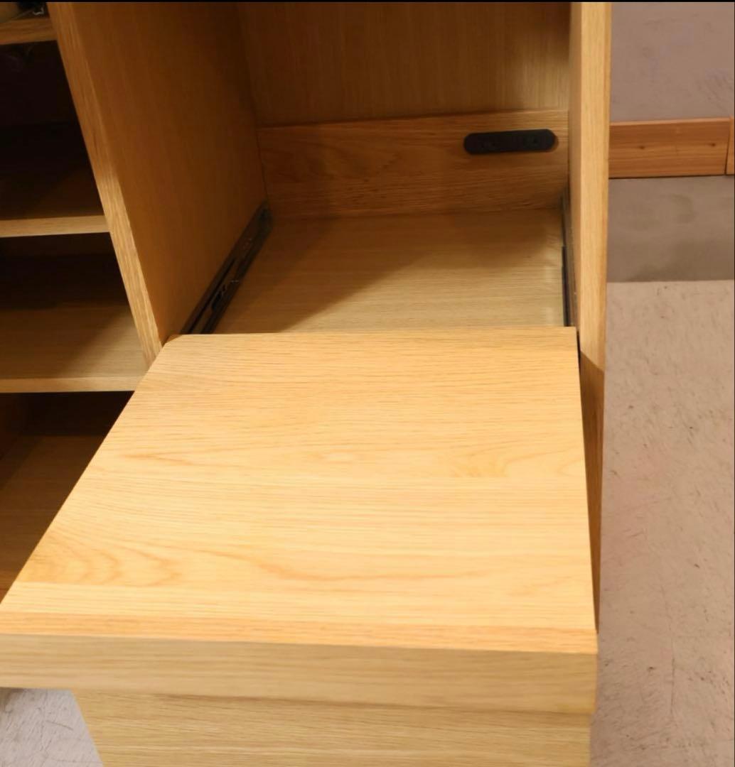 ★sale★unico SIGNE 食器棚② ナチュラルウッド