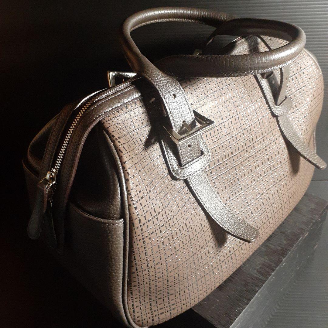 印傳屋の甲州印傳ボストンバッグ(未使用品)