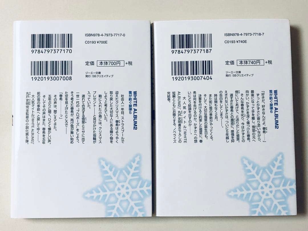 【ノベライズ】 WHITE ALBUM 2 : 雪が紡ぐ旋律 全6巻完結セット