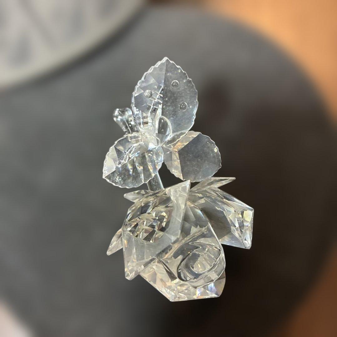 SWAROVSKI ローズオブジェ