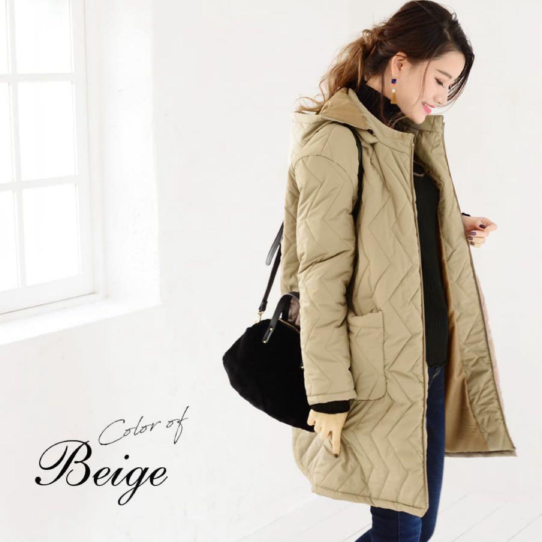 美品　milktea マタニティ　中綿　コート　抱っこ