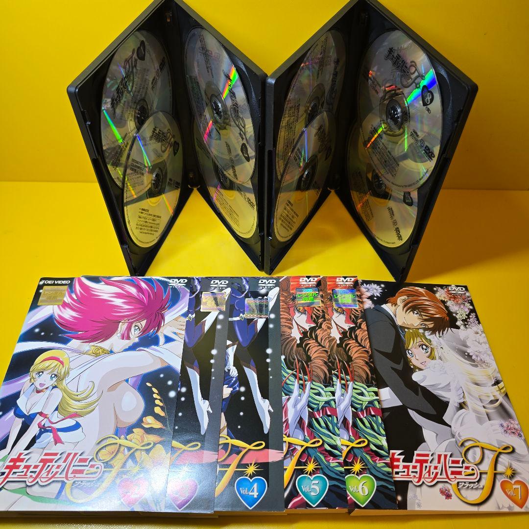 新品ケース交換済み　キューティーハニーF（フラッシュ）+劇場版DVD全9巻セット