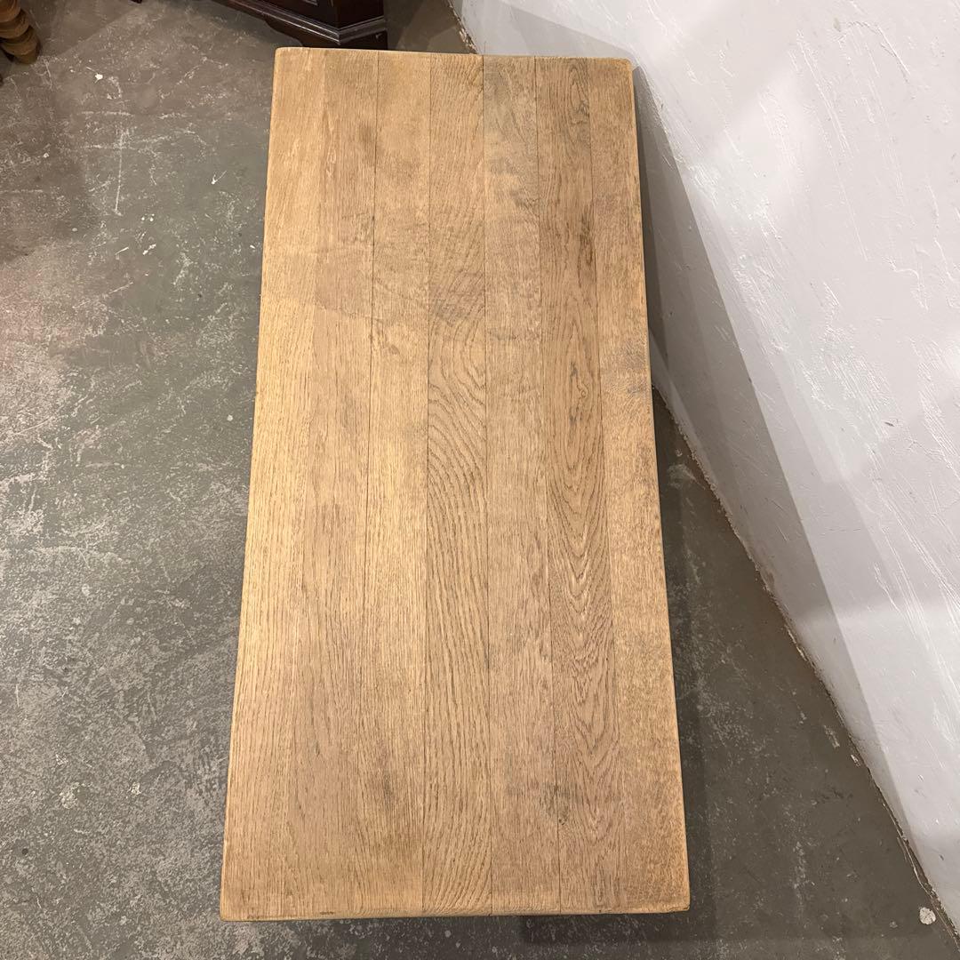 ヴィンテージ　テーブル　引き出し付き　剥離