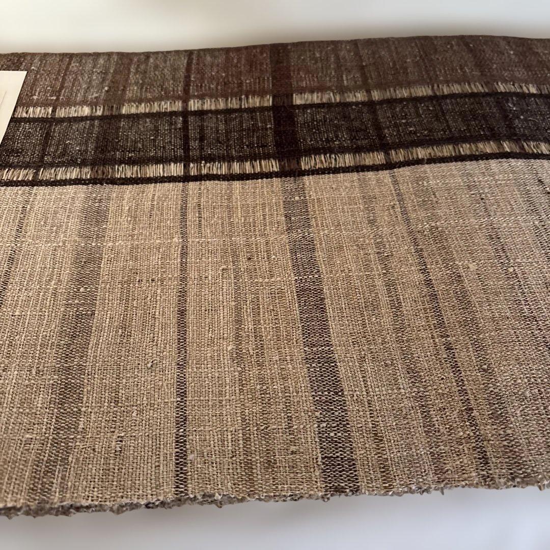 椿布織り古代 夏用帯