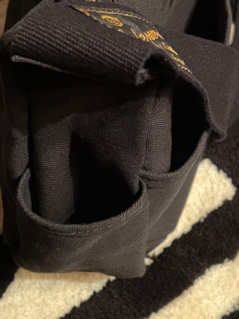 アキ クッシュマン40'sボディバッグ　ニュースペーパー バッグ