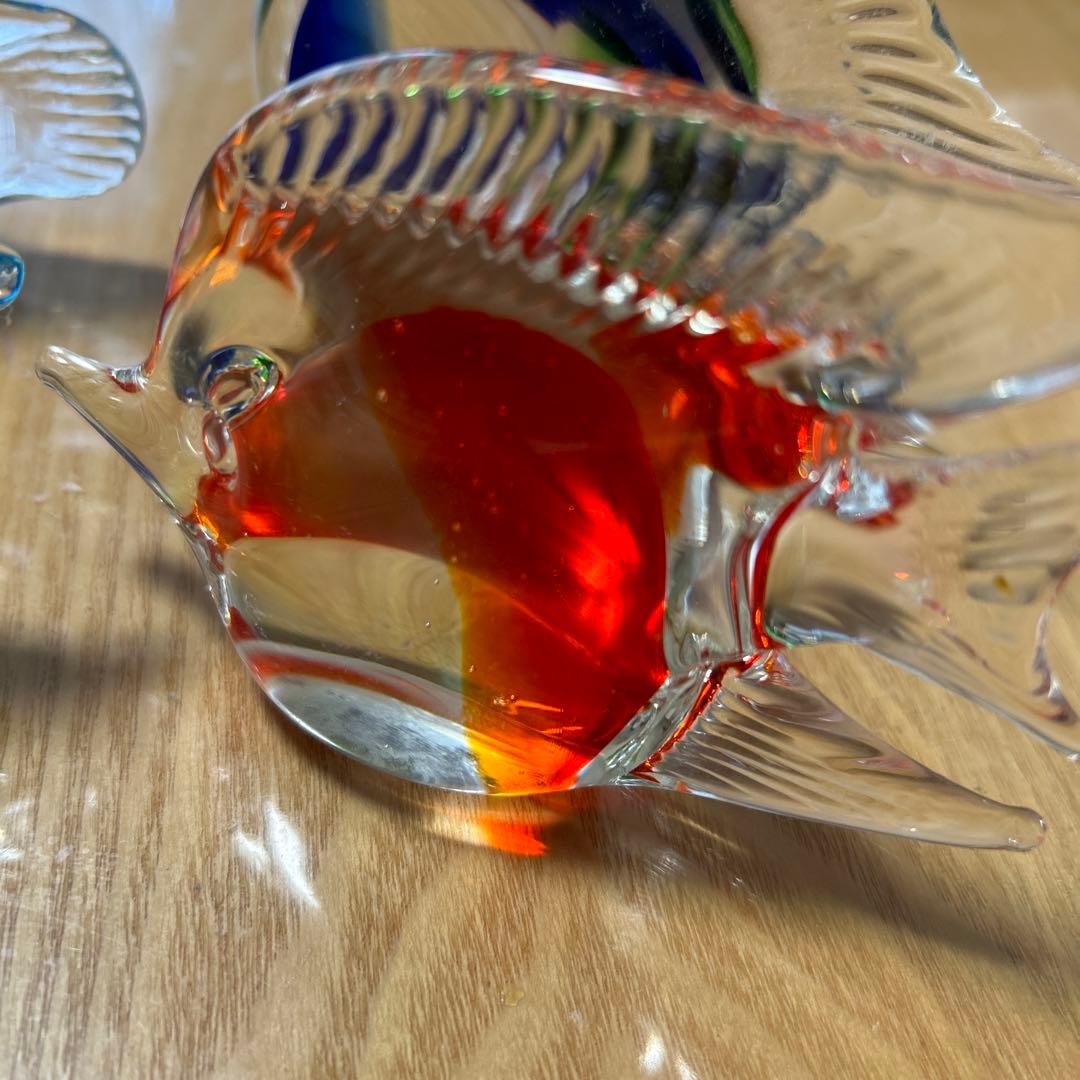 魚のガラスオブジェ