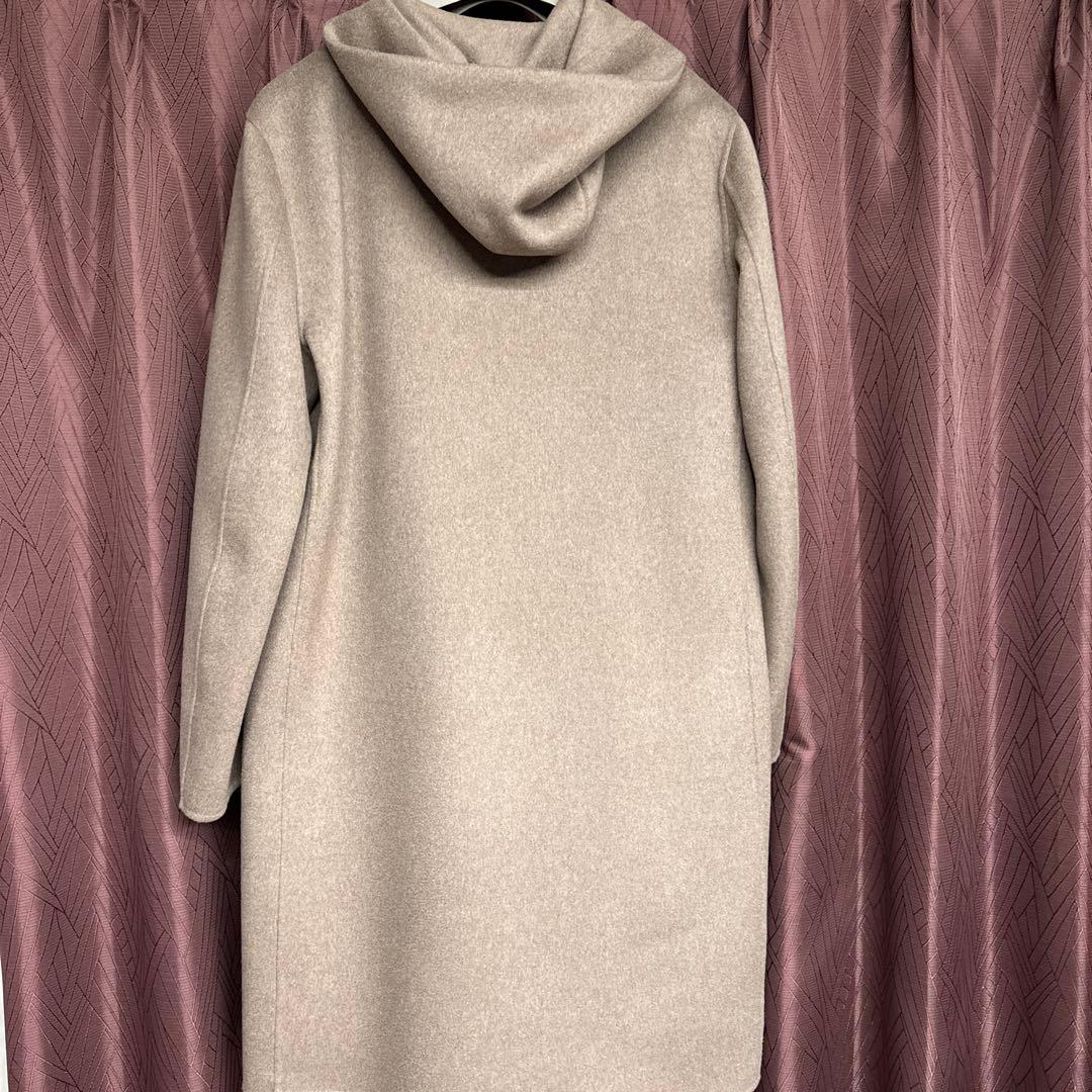 美品Theory セオリー　メンズウールコート　フーディ　カシミヤ混　Sサイズ