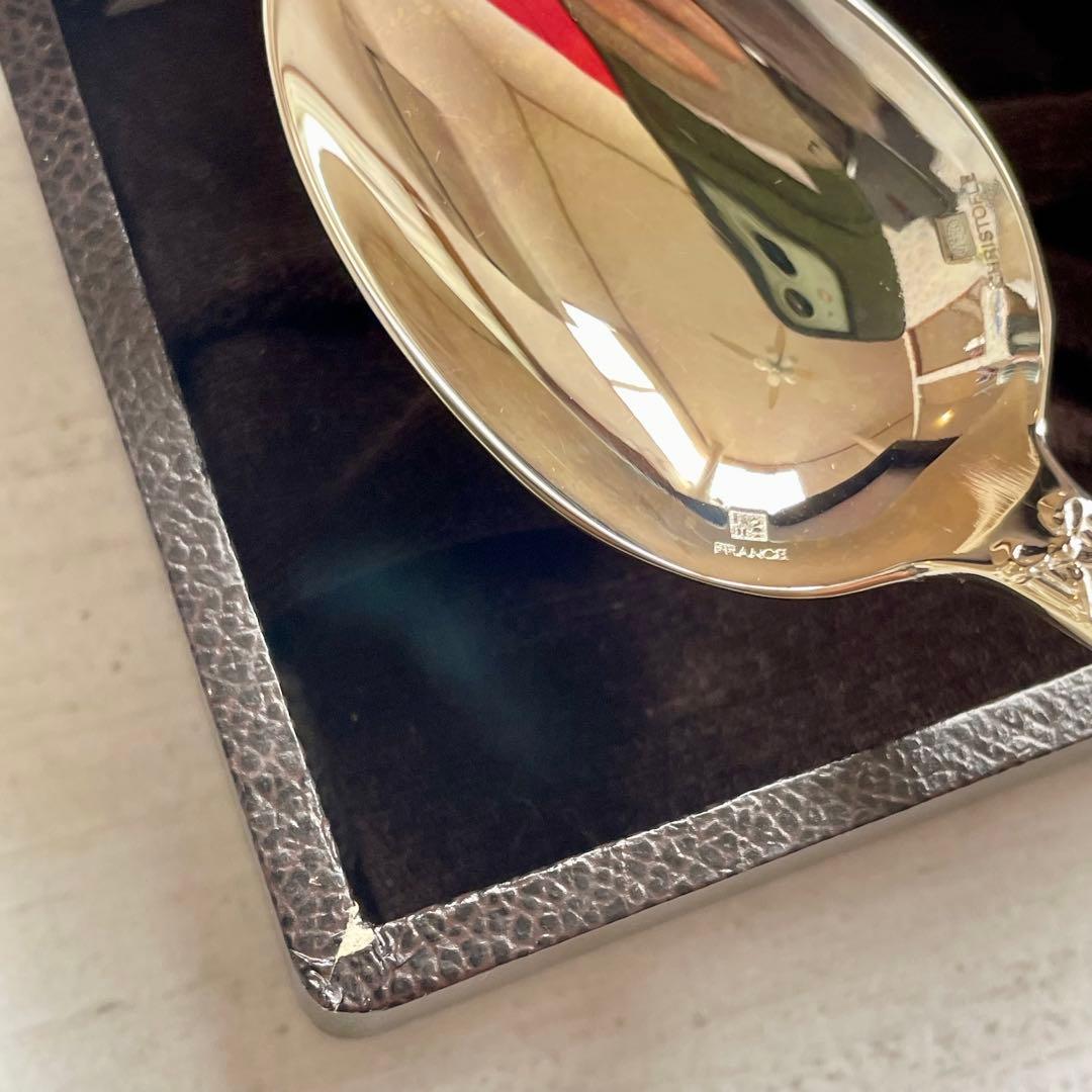 未使用Christofleクリストフル リュバン スプーン box入り2本セット