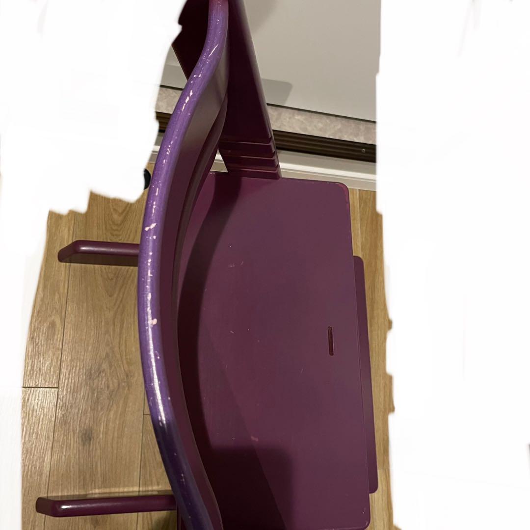 希少カラー　ストッケ　5シリーズ　パープル　STOKKE ベビー　チェアー