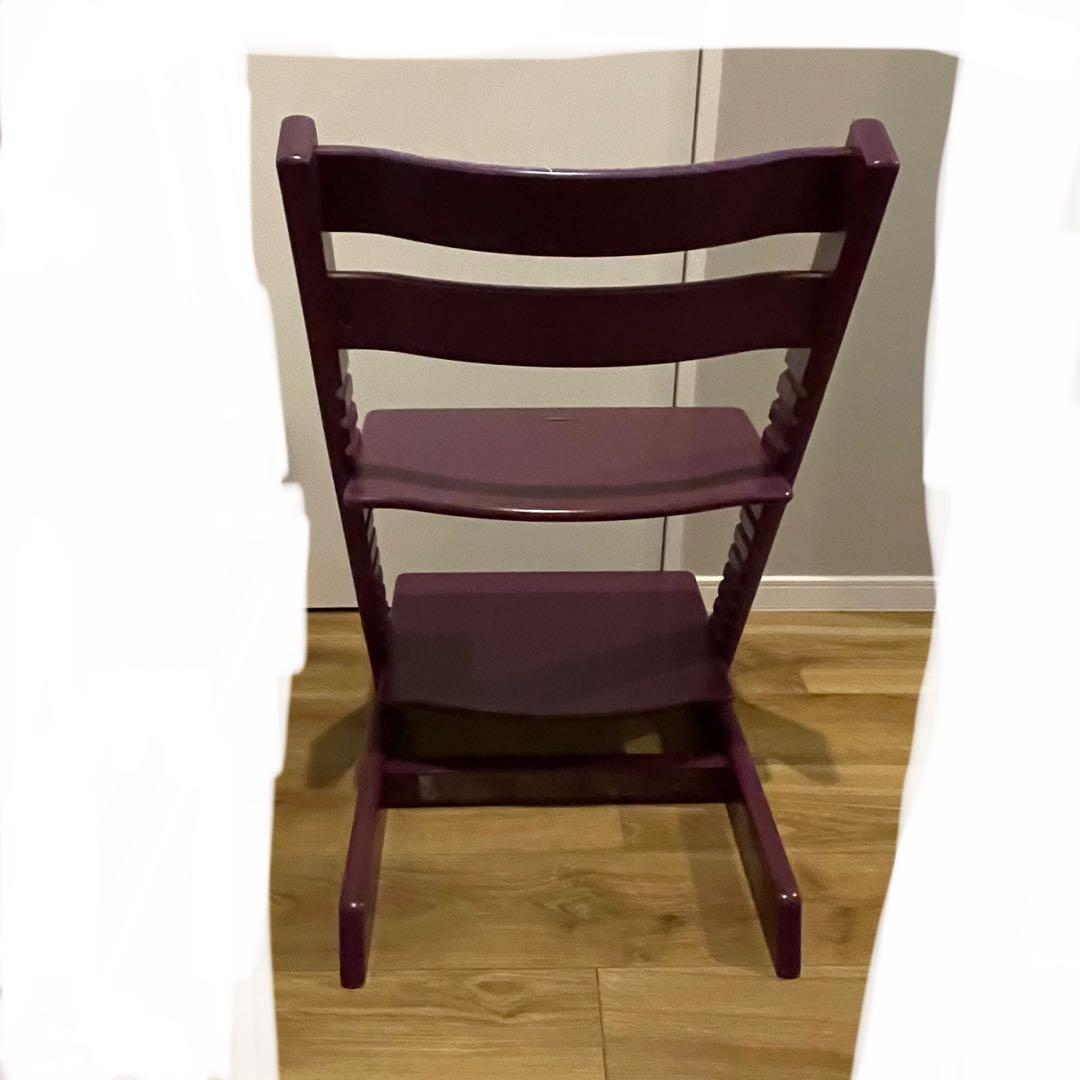 希少カラー　ストッケ　5シリーズ　パープル　STOKKE ベビー　チェアー