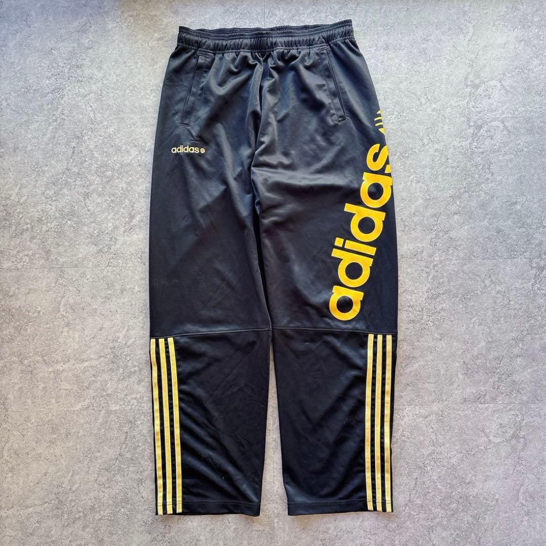 Y2K adidas ブラック×ゴールド ジャージ セットアップ L