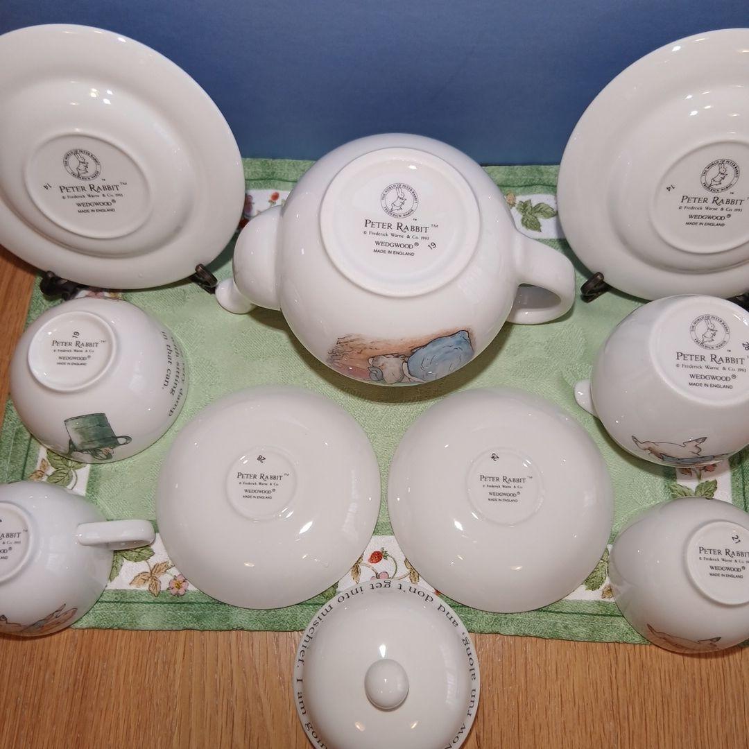 ウェッジウッド　ピーター・ラビット　ミニチュア　ティーセット