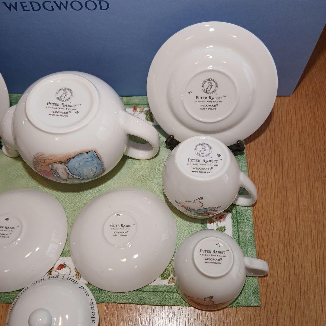 ウェッジウッド　ピーター・ラビット　ミニチュア　ティーセット