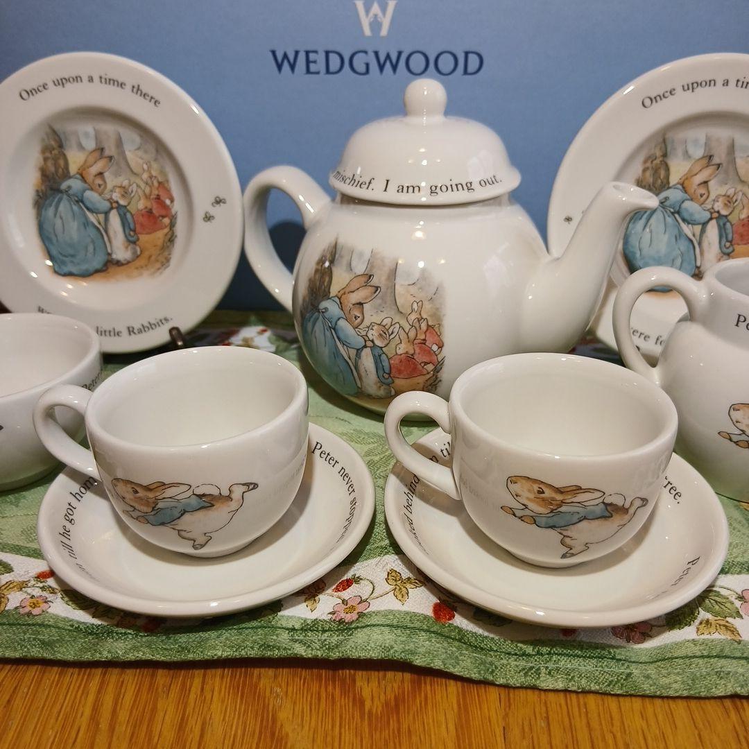 ウェッジウッド　ピーター・ラビット　ミニチュア　ティーセット