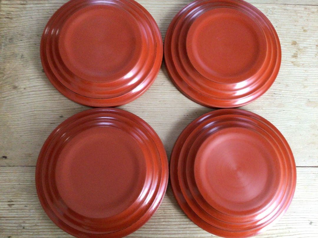 ⭕️⭕️お値下げ⭕️⭕️【新品未使用品】越前塗 茶托 漆器 平皿4枚⭕️⭕️