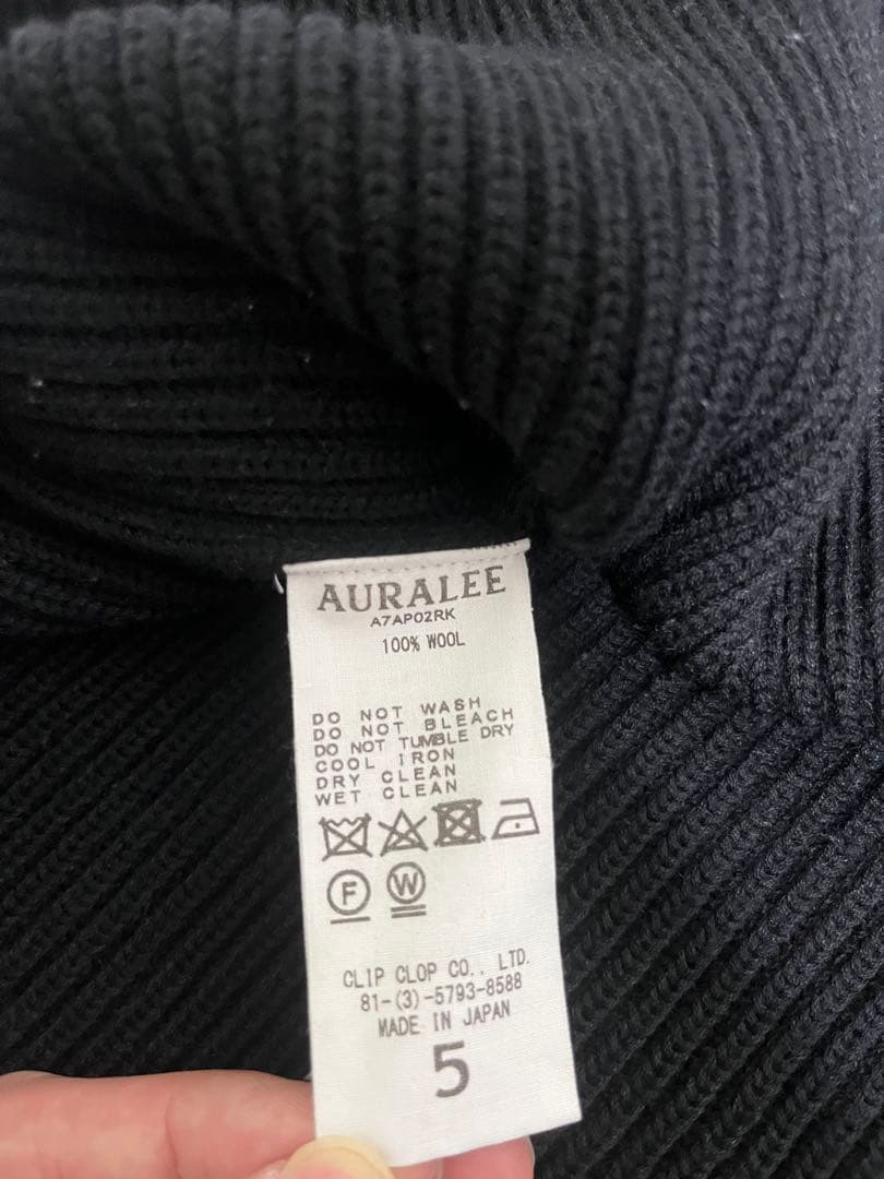 ケ*ク様 Auralee SUPER FINE WOOL RIB KNIT BI
