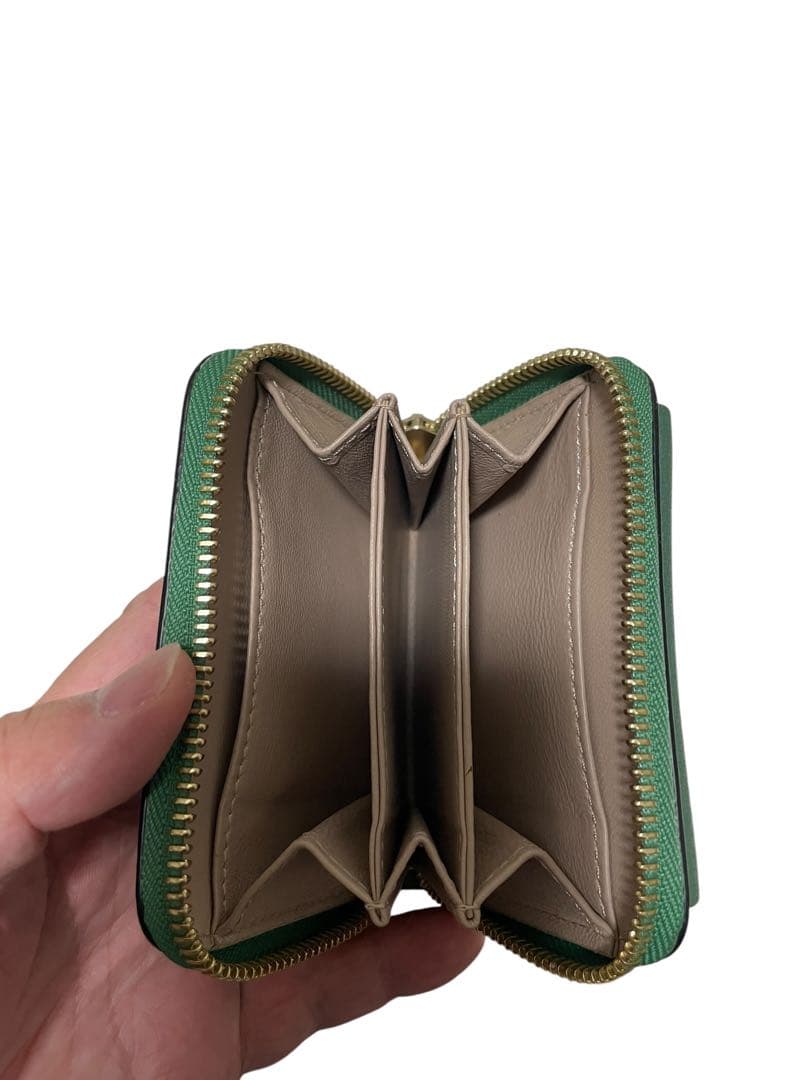 【美品】Chloe クロエ　ドリューミニ財布　グリーン