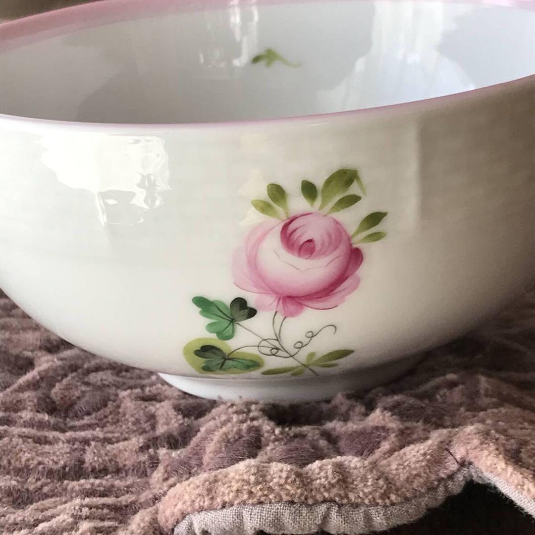 Herend　ヘレンド　ウィーンの薔薇　ピンク　ボウル 12cm 　廃盤 希少