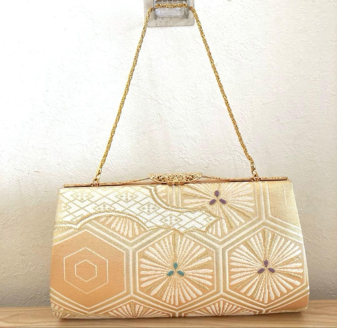 礼装　和装バッグ草履セット　金銀糸　結婚式　入学式　成人式