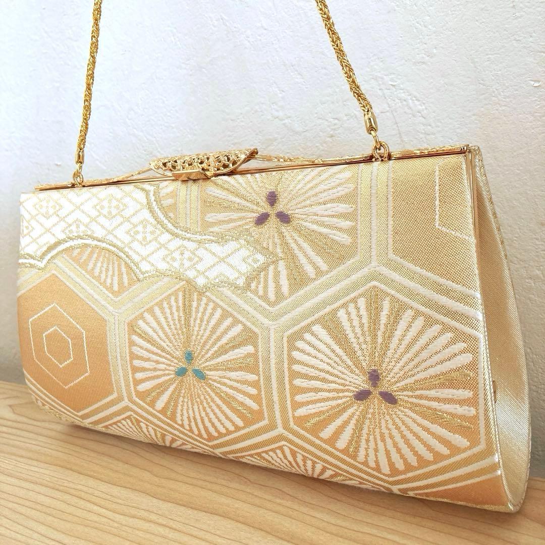 礼装　和装バッグ草履セット　金銀糸　結婚式　入学式　成人式