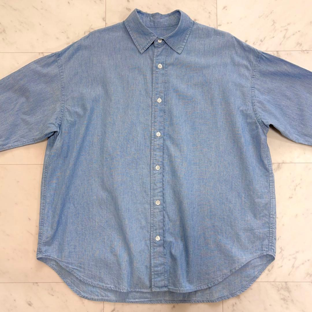 極美品✨フレームワーク　ダンガリーシャツ　ゆったり　デニムシャツ　2025AW