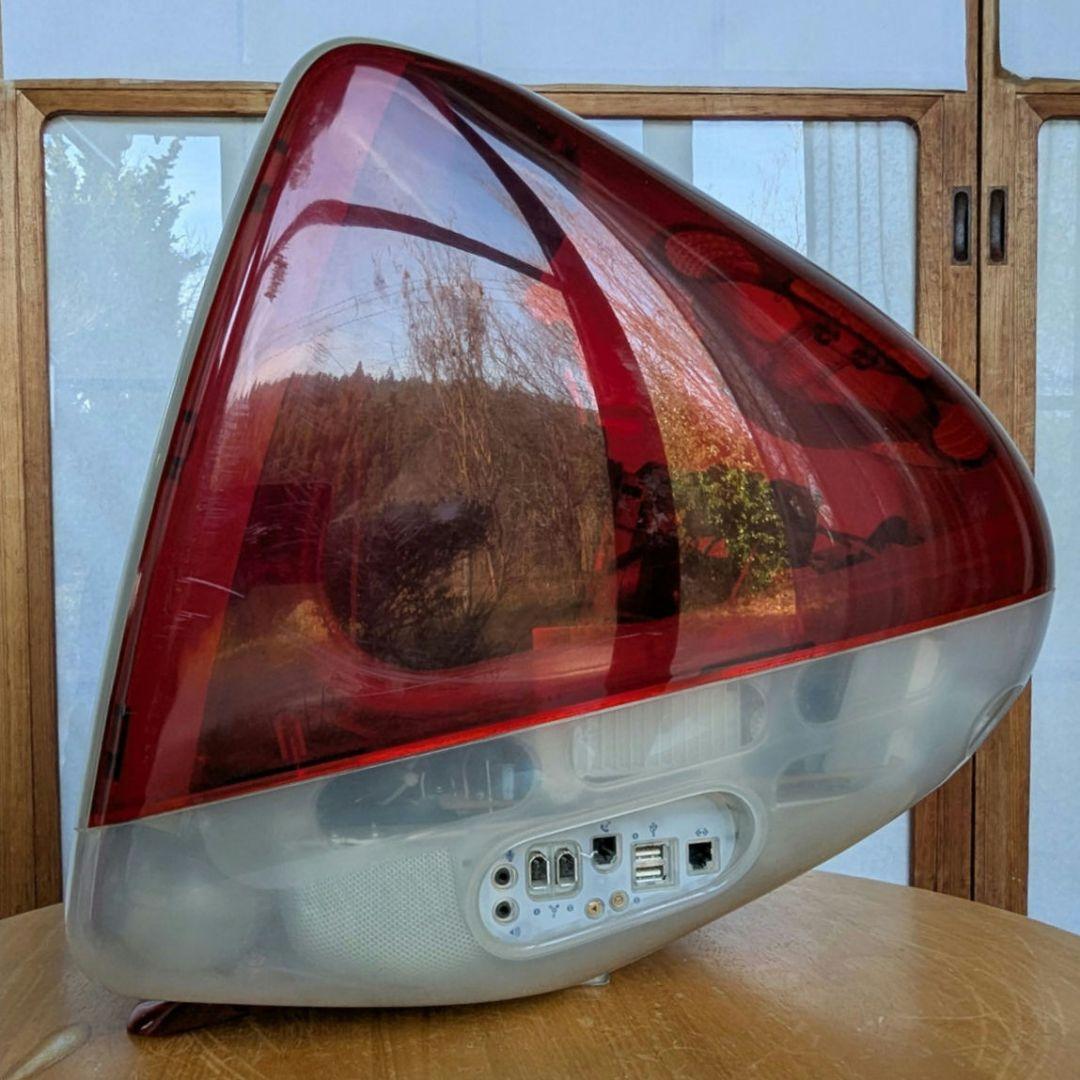 【ジャンク/起動不可】iMac DV G3 ルビー スケルトン 本体のみ