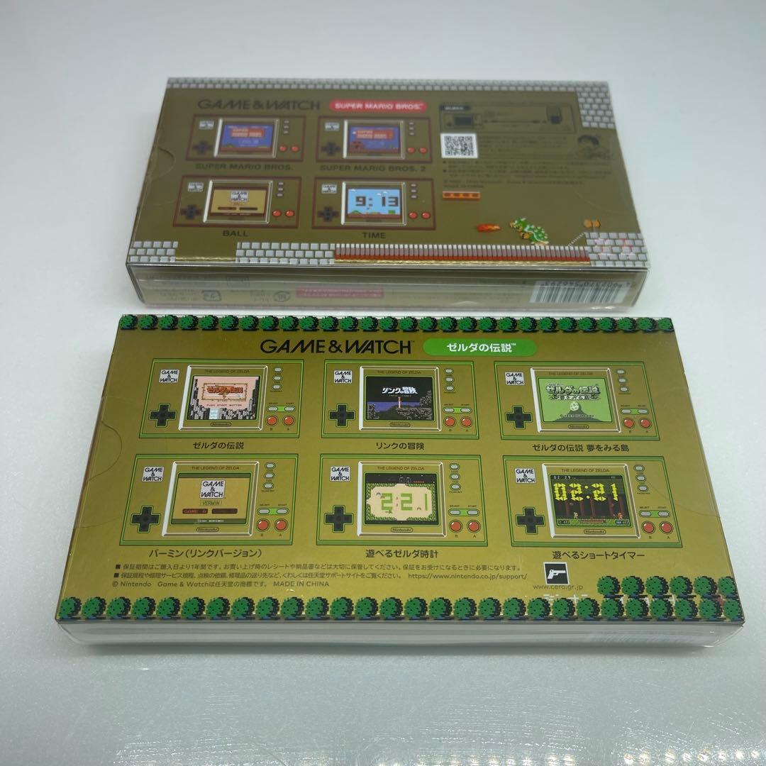 ⚽️任天堂⚽️⭐️GAME&WATCH ゼルダ・スーパーマリオ☘️新品です♪⑅◡̈*