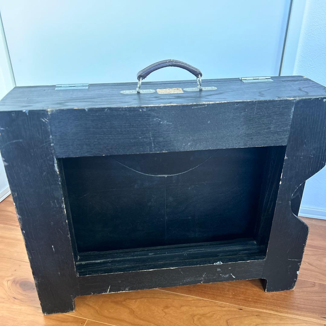 紙芝居舞台　枠　フレーム　ビンテージ　昭和レトロ　学研