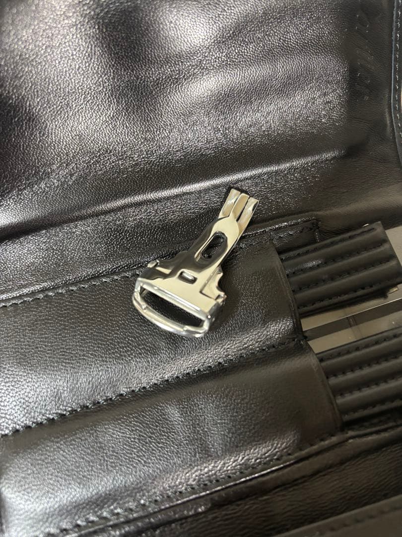 カルティエ　ベルトのみ　Cartier レザーベルト　Dバックル シルバー色