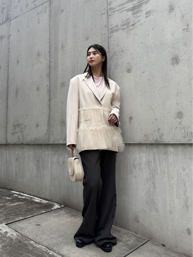 HONEY MI HONEY チュールぺプラムジャケット