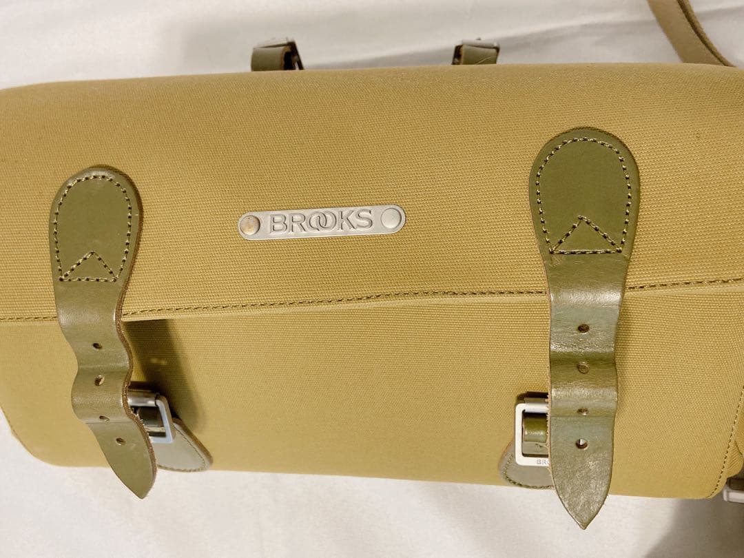 ち*ゃ様 BROOKS カーキ サドルバッグ