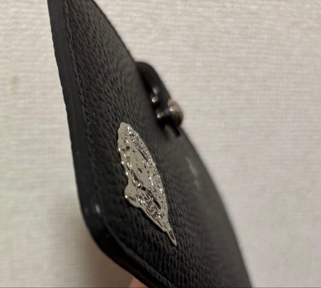 ADMJ スリムウォレット 長財布 ブラック