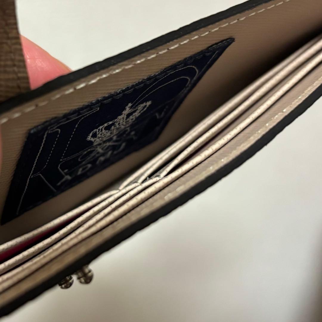 ADMJ スリムウォレット 長財布 ブラック