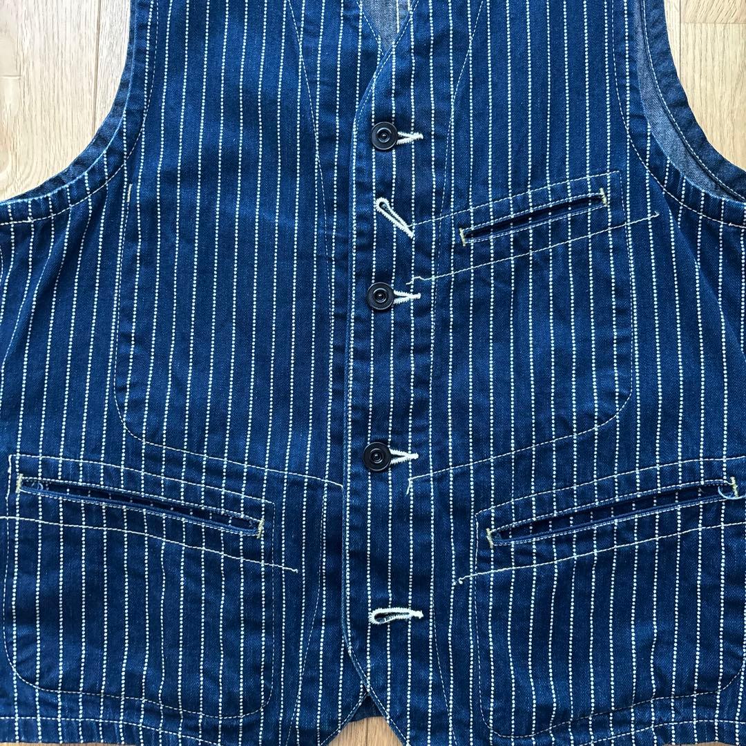 SUGAR CANE ウォバッシュ　デニムベスト サイズ38