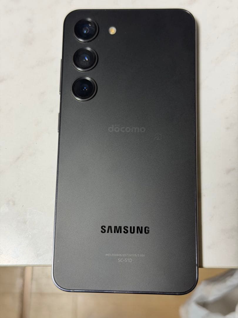 SamsungGalaxyS23 sc51-Dファントムブラック docomo