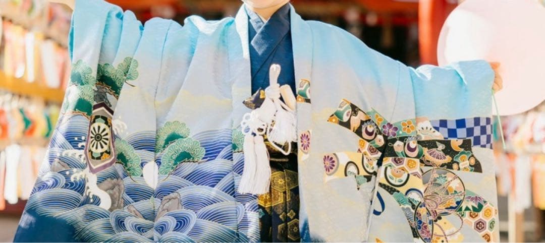 七五三 羽織袴13点フルセット！3〜５歳男児用 送料込み