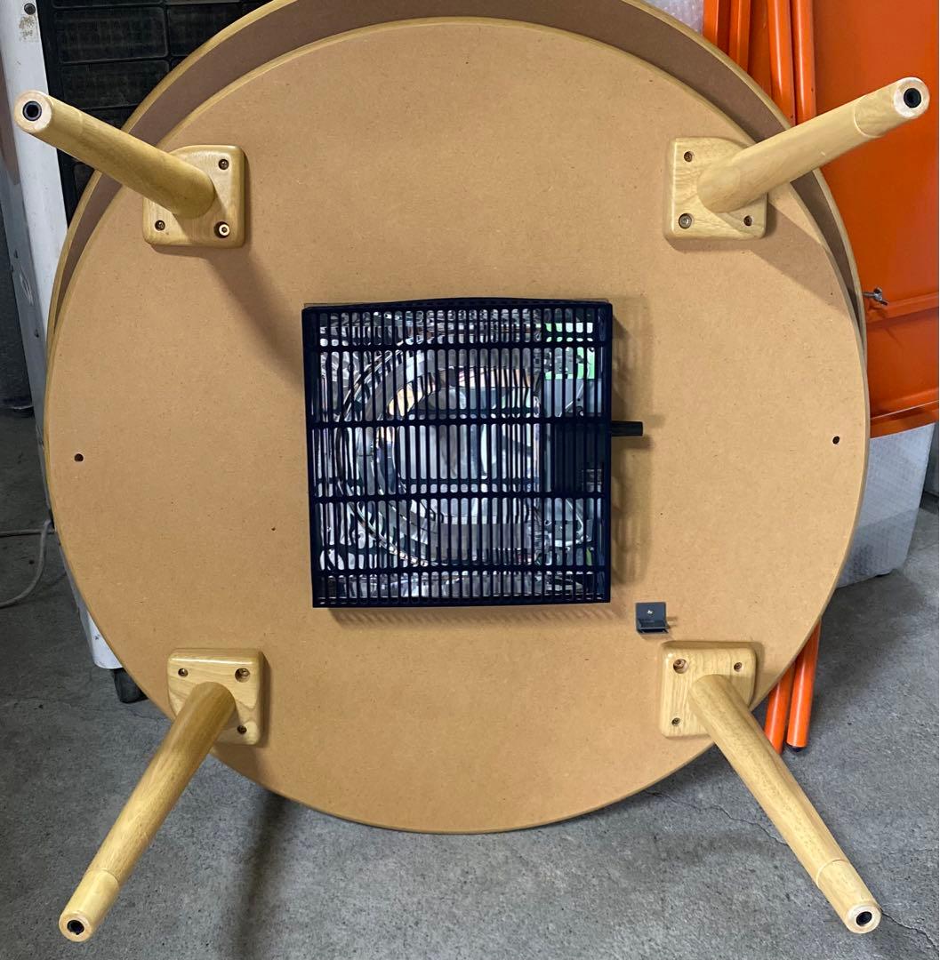 ニトリ　NITORI 円形リビングこたつ　直径85cm テーブル　リビング家具