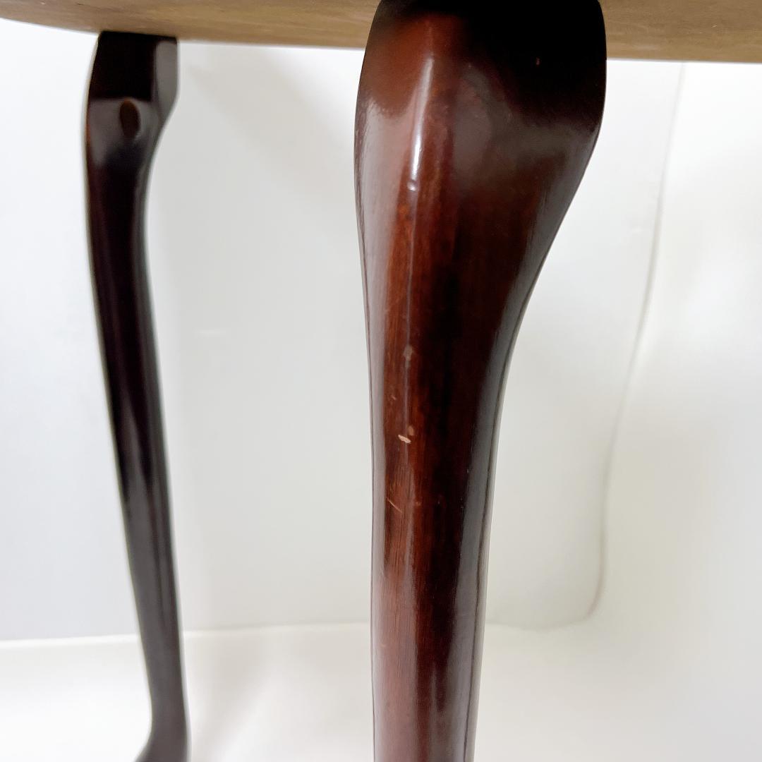 【良品✨送料無料】 アンティーク調 ハーフラウンド コンソールテーブル