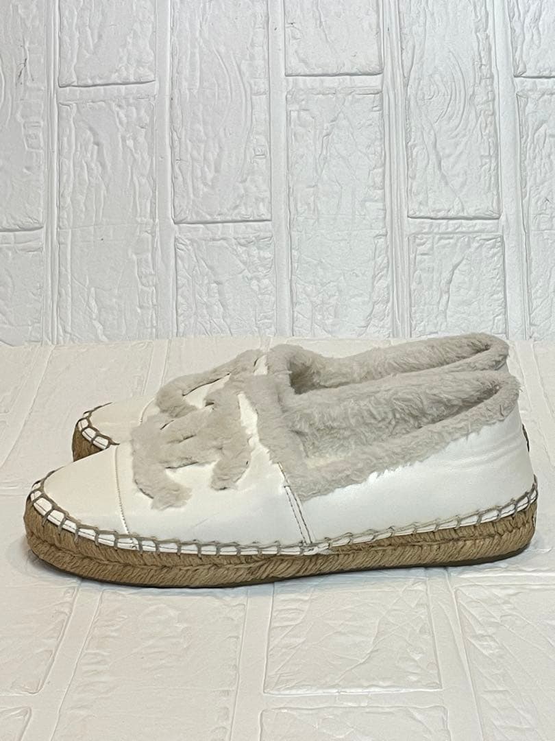 CHANELシャネル　ファー付き　エスパドリーユ　❤︎