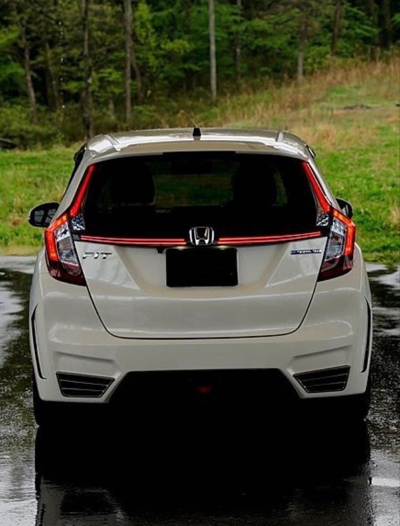 ☆★☆GK・GP フィット ファイバーLEDリアガーニッシュ スモーク仕様☆★☆