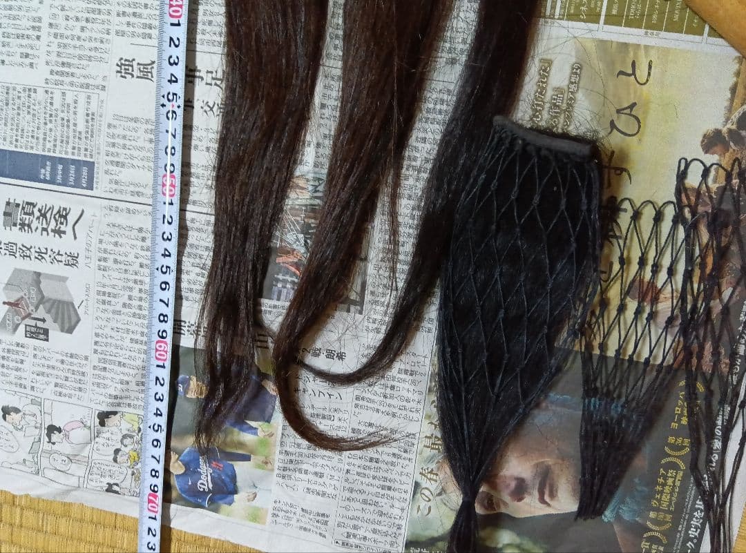 日本髪　かもじ　前髪立て　前髪おさえ　マーセルアイロン