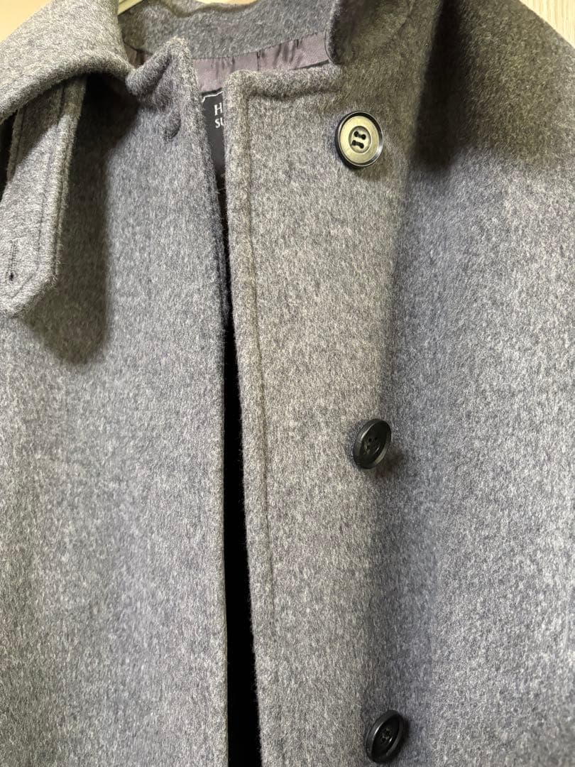 JOURNAL STANDARD ステンカラーコート グレー ウール GLAY