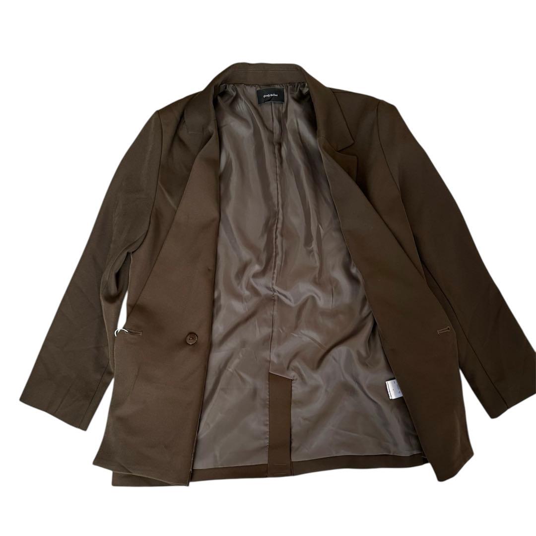 値下げ未使用タグ付　グレディブリリアン ツイルテーラードダブルジャケット38