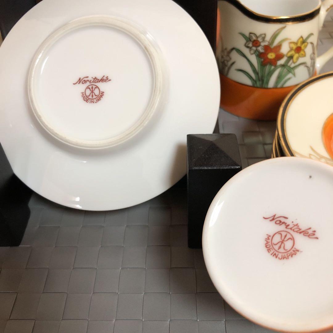 オールドノリタケ　ティー(ココア？)セット