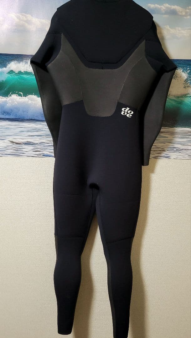 未使用品 DOVE セミドライ フルスーツ Vネック 5mm